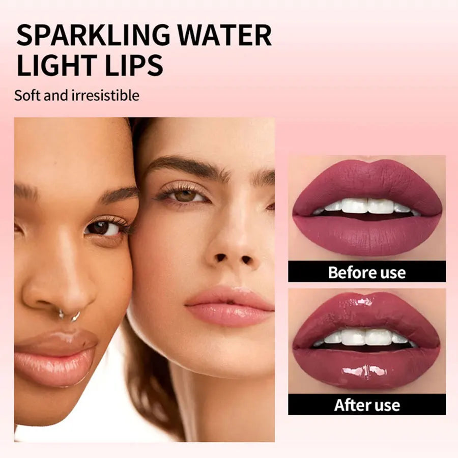 Watery Crystal Clear jelly Lip Oil Lip Balm Moisturizing