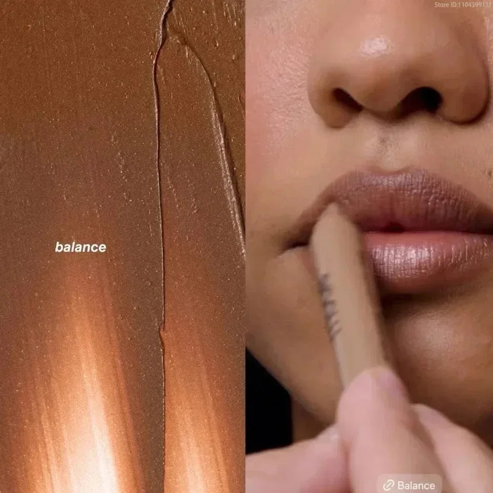 Facial Skincare Glazing Milk Yellow Storage Bag Lemontini Lip Gloss Skin Peptide Lip Shape Pen Lasting Lipstick Make Up Mirror