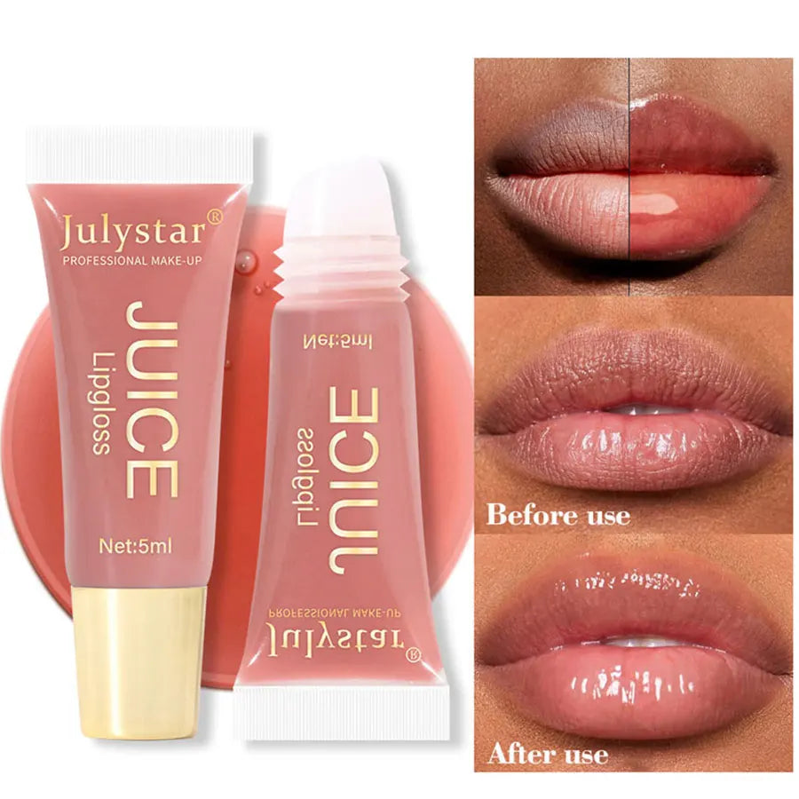 Watery Crystal Clear jelly Lip Oil Lip Balm Moisturizing
