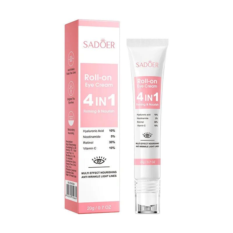 SADOER 4in1 Roll-on Moisturizing Eye Cream Anti Dark Circles