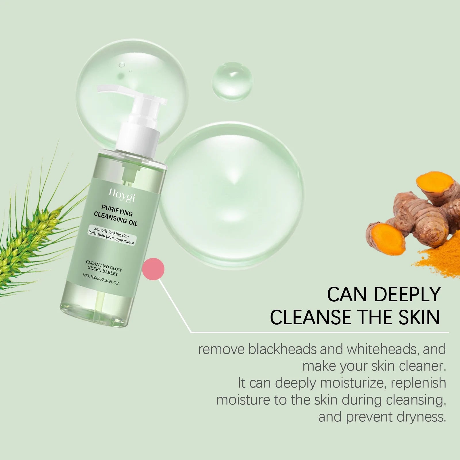 Makeup Removal Oil Non-Greasy Cleanse Purifying Pores Moisturizing