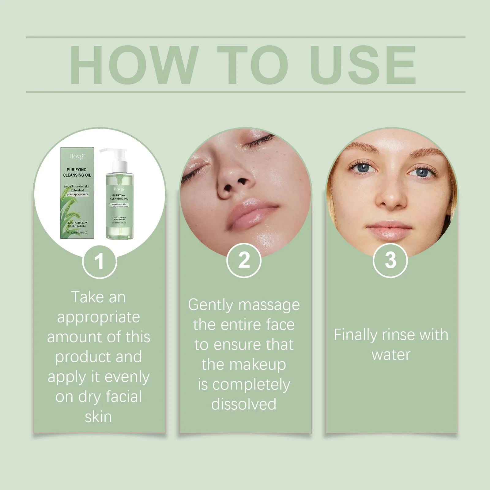 Makeup Removal Oil Non-Greasy Cleanse Purifying Pores Moisturizing