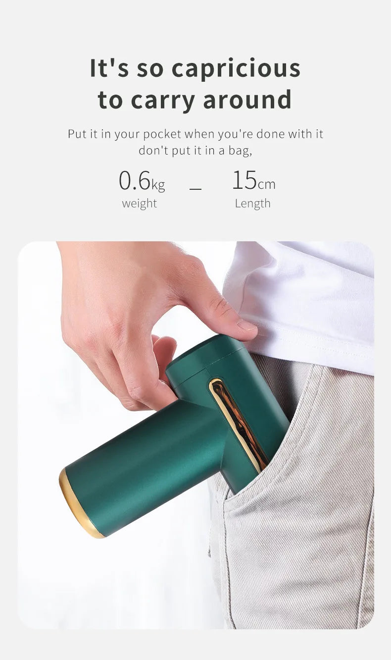 Long-lasting electric massager, six-speed adjustable, silent muscle gun
