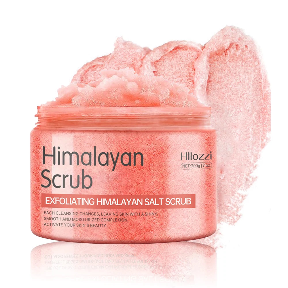 Himalayan salt scrub cleanses the skin, whitens, exfoliates