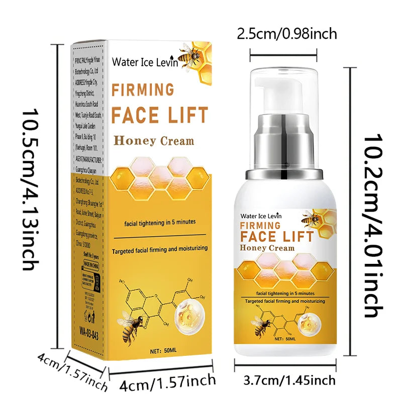 Honey Instant Face Lift & Firm Skin Cream Sustainable Face Lifting