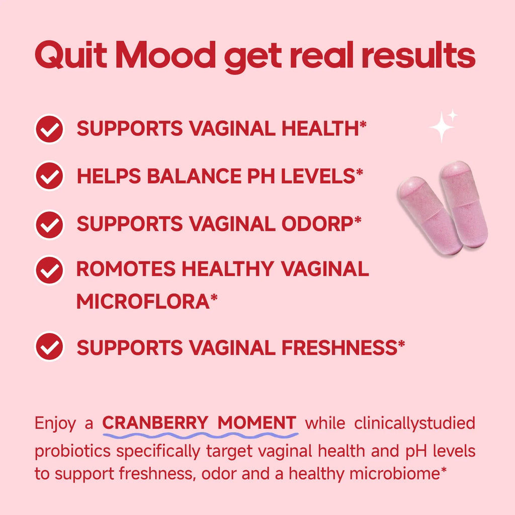Quitmood Queen's Female-Focused Once-daily Women's complete V- Probiotics for Women