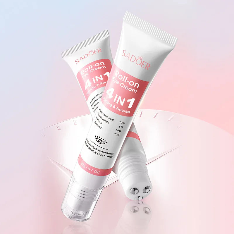 SADOER 4in1 Roll-on Moisturizing Eye Cream Anti Dark Circles