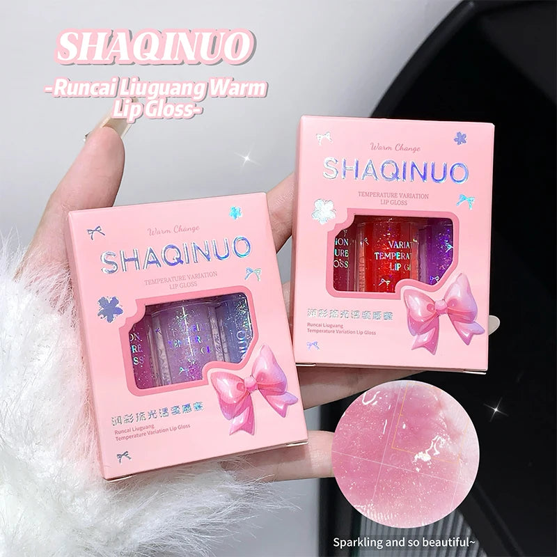 SHAQINUO Enchanting Color-Changing Lip Gloss Collection