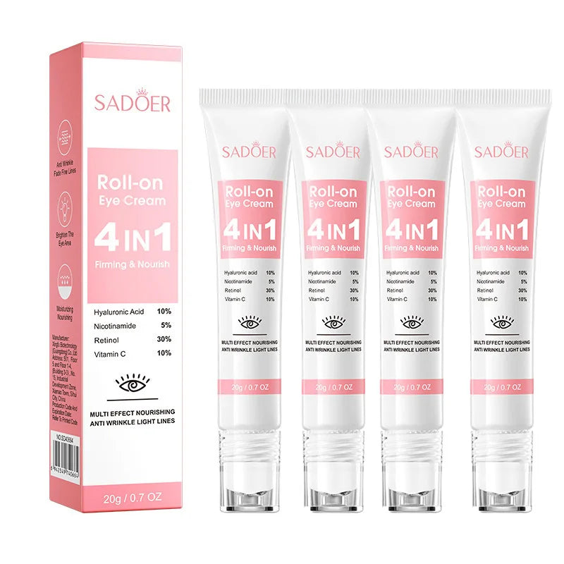 SADOER 4in1 Roll-on Moisturizing Eye Cream Anti Dark Circles