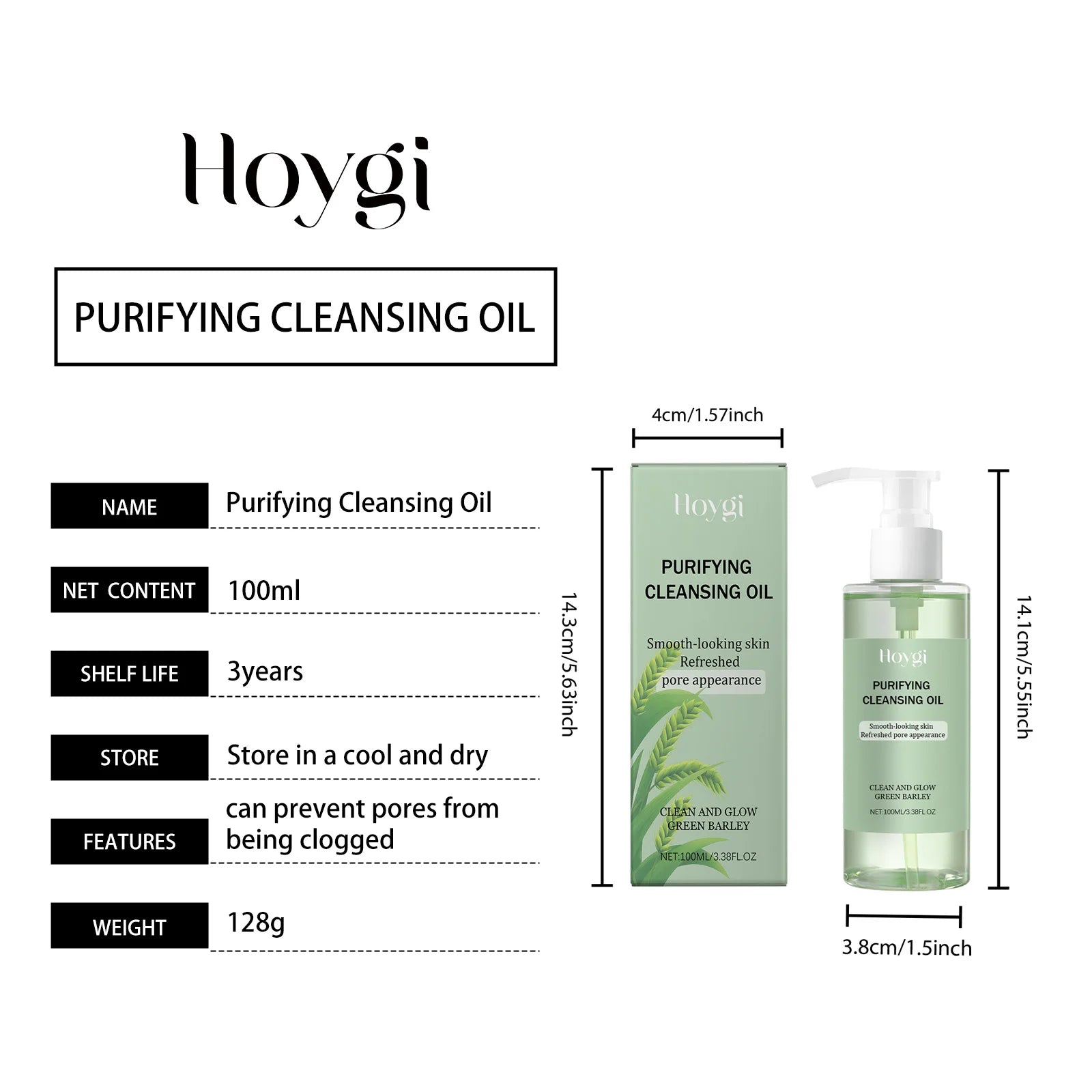 Makeup Removal Oil Non-Greasy Cleanse Purifying Pores Moisturizing