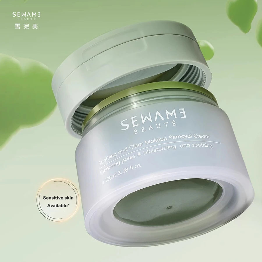Sewame /  Moisturizing, Clear Makeup Remover Cream is gentle, cleanses, soothes, nourishes sensitive skin,makeup remover balm