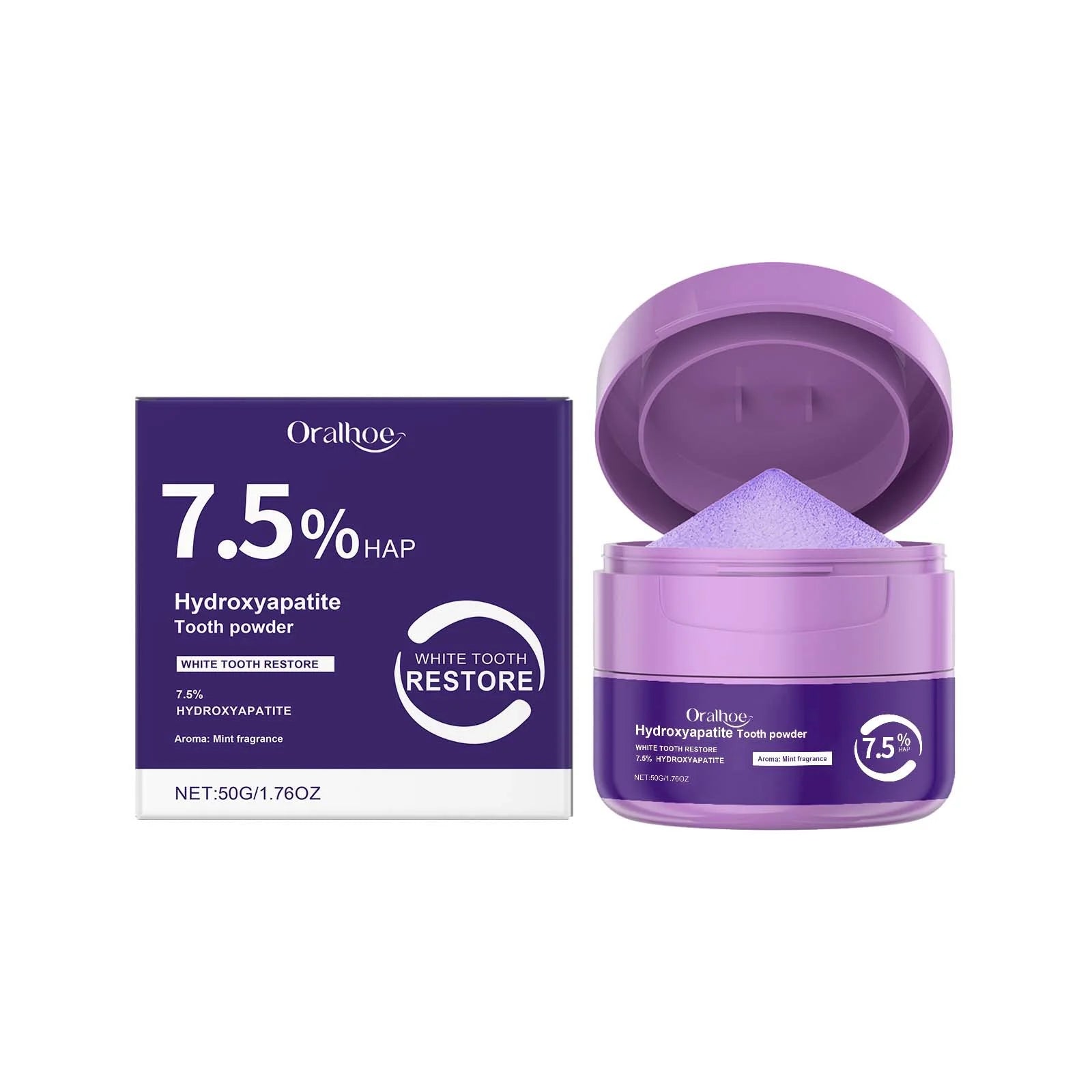 Whitening Tooth Powder Improve Plaque Stain Tartar Removal Deep