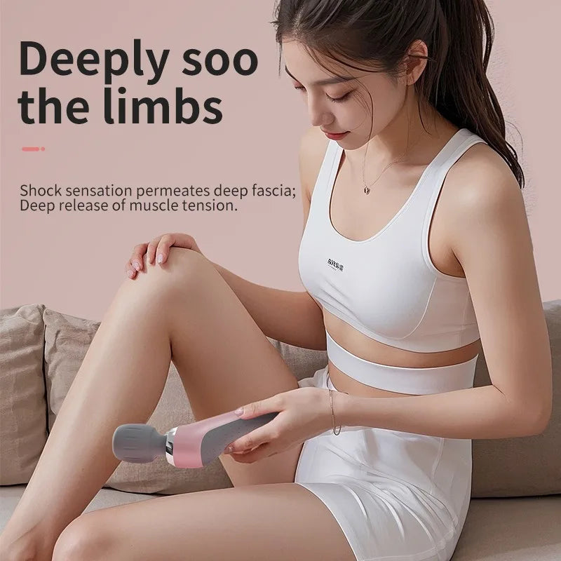 Deep Tissue Massage Gun USB Rechargeable Portable Full Body