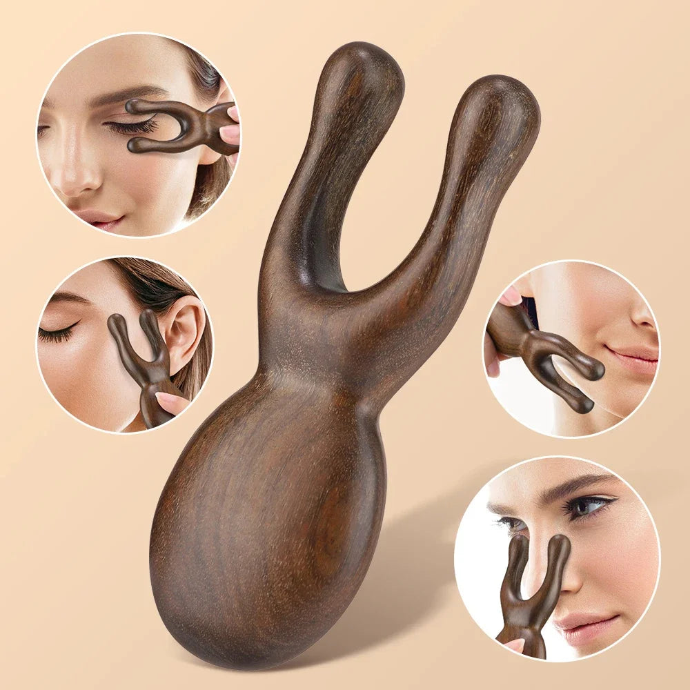 Wooden Gua Sha Facial Tools