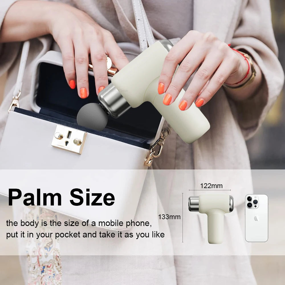 Smart Massage Gun Portable Fascial Gun Electric Massager