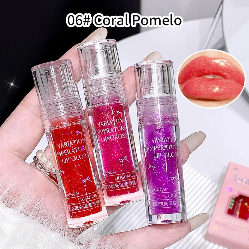 SHAQINUO Enchanting Color-Changing Lip Gloss Collection